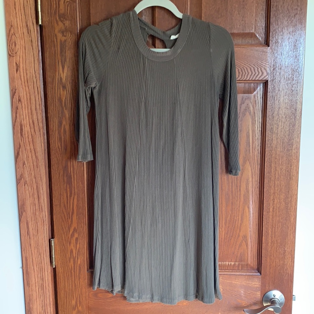 3/4 Sleeve Jersey Dress
